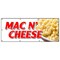 Signmission MAC N CHEESE BANNER SIGN macaroni and cheese baked hot creamy american B-96 Mac N Cheese - alternate 1